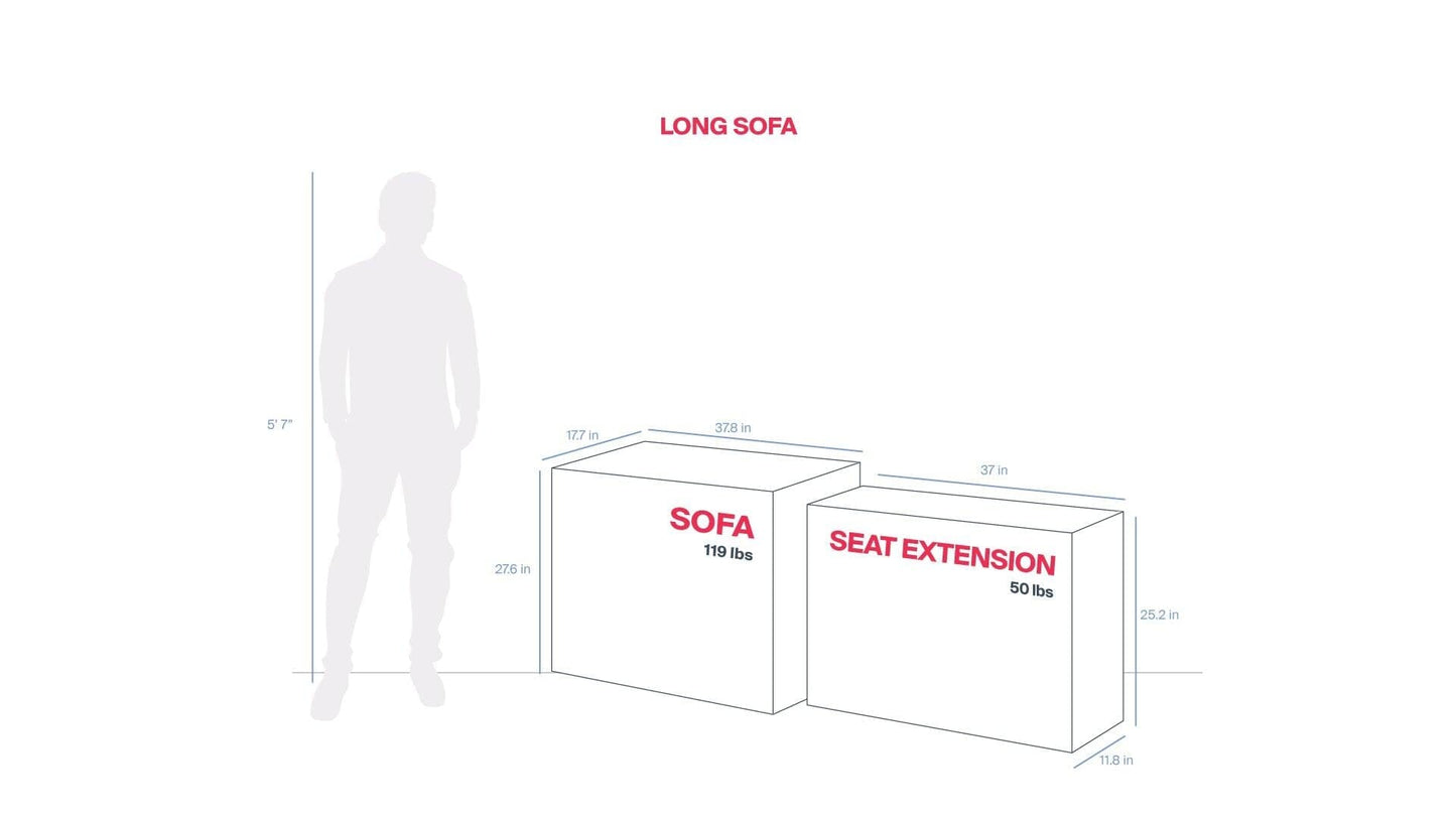 Long Sofa - Elephant in a box
