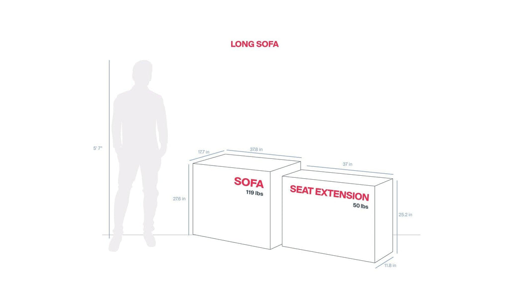 Long Sofa - Elephant in a box