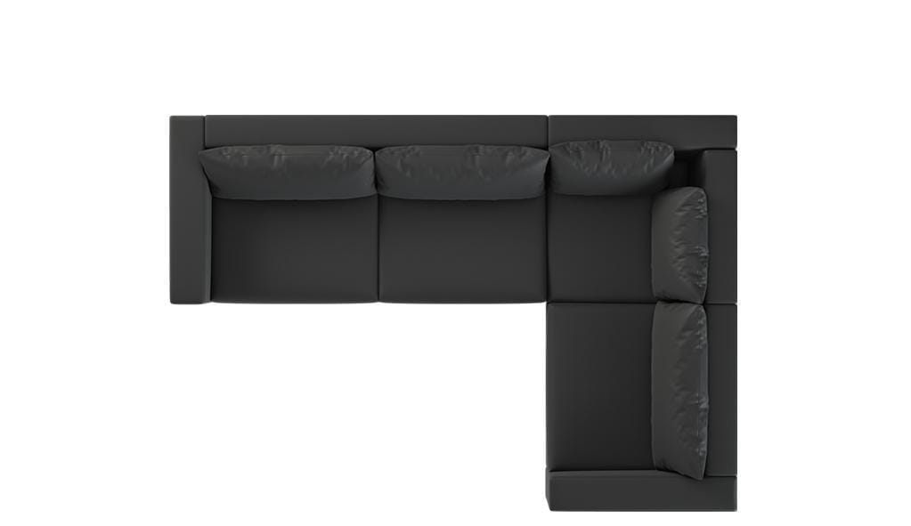 Vegan Leather Covers - Small L Sectional - Elephant in a box